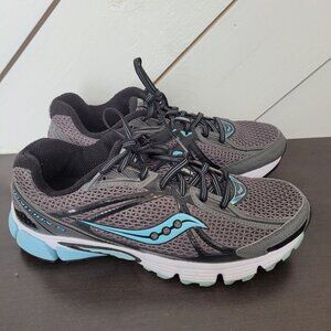 Saucony Womens Ignition 5 Running Shoes Size 10 Gray & Blue